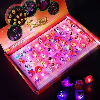 LED Flash Soft Rubber Glow Finger Ring