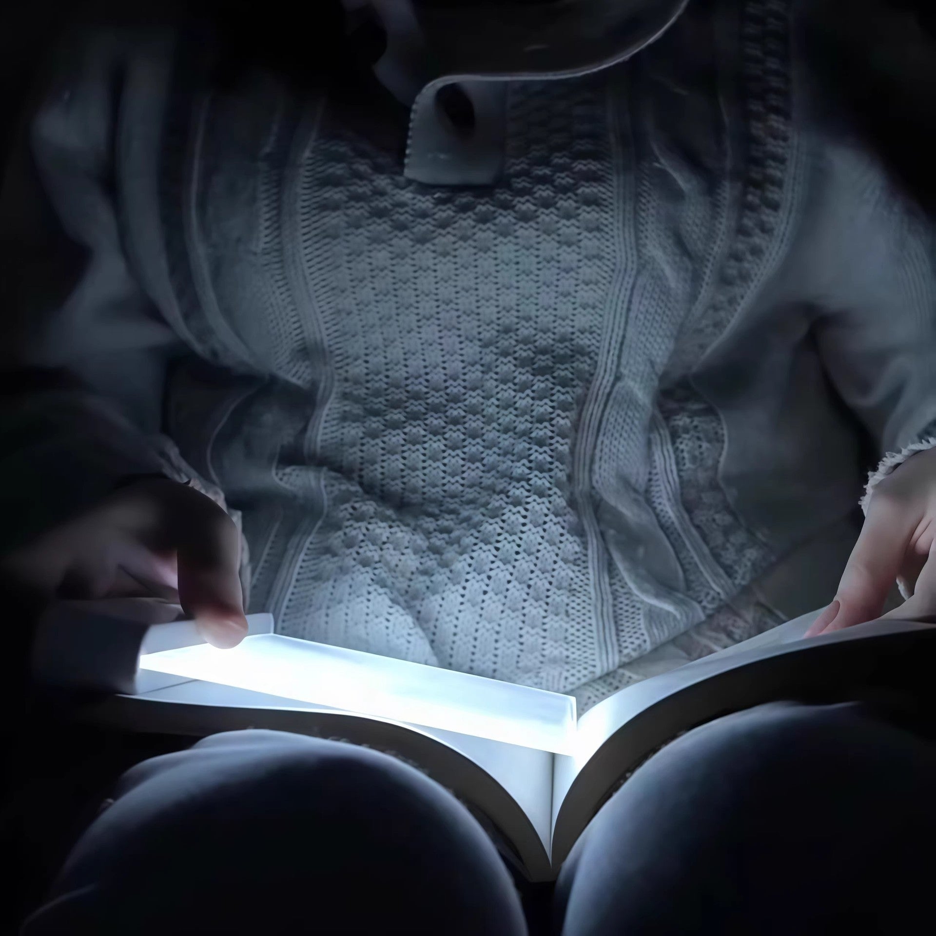 LED flat night vision reading light