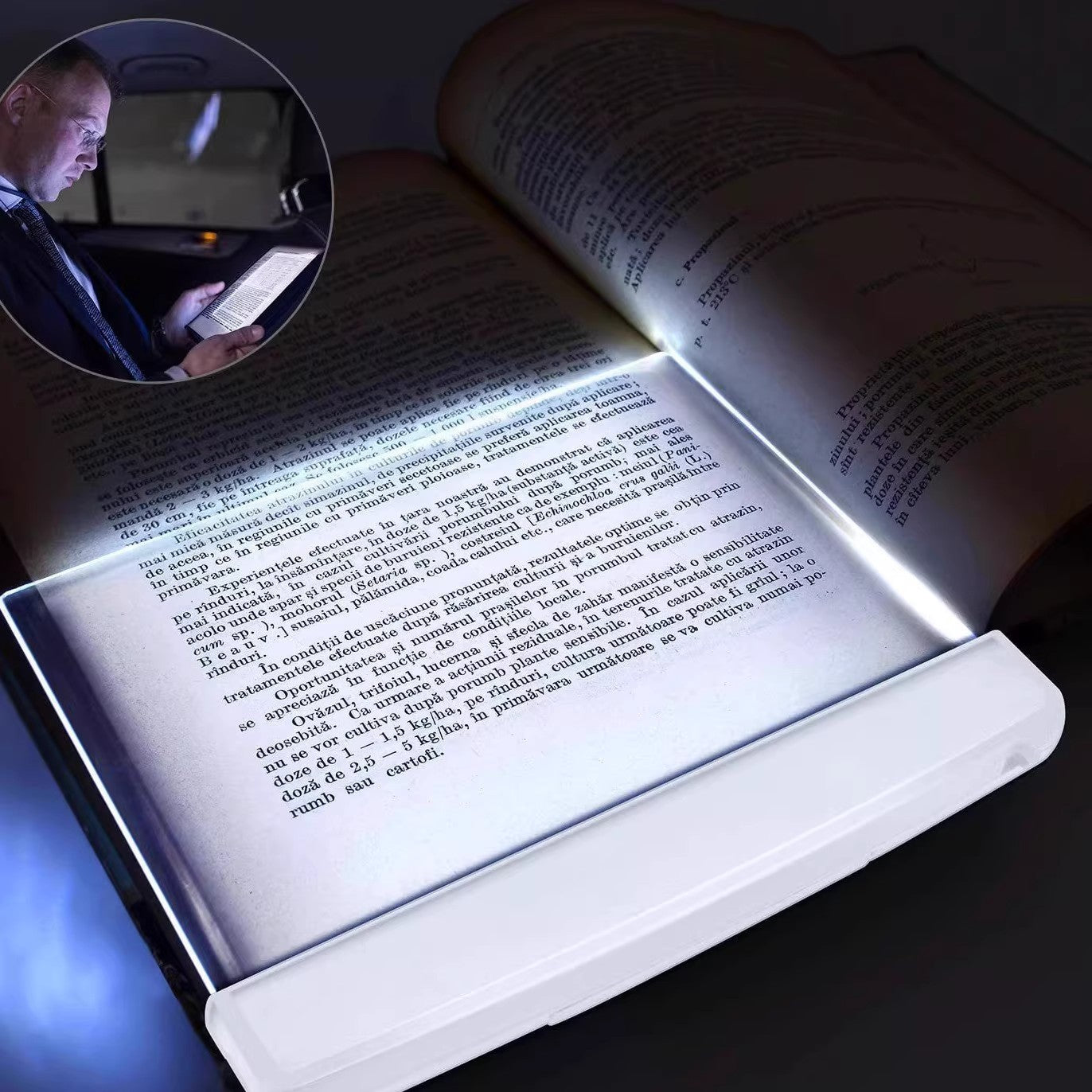 LED flat-panel night vision lamp