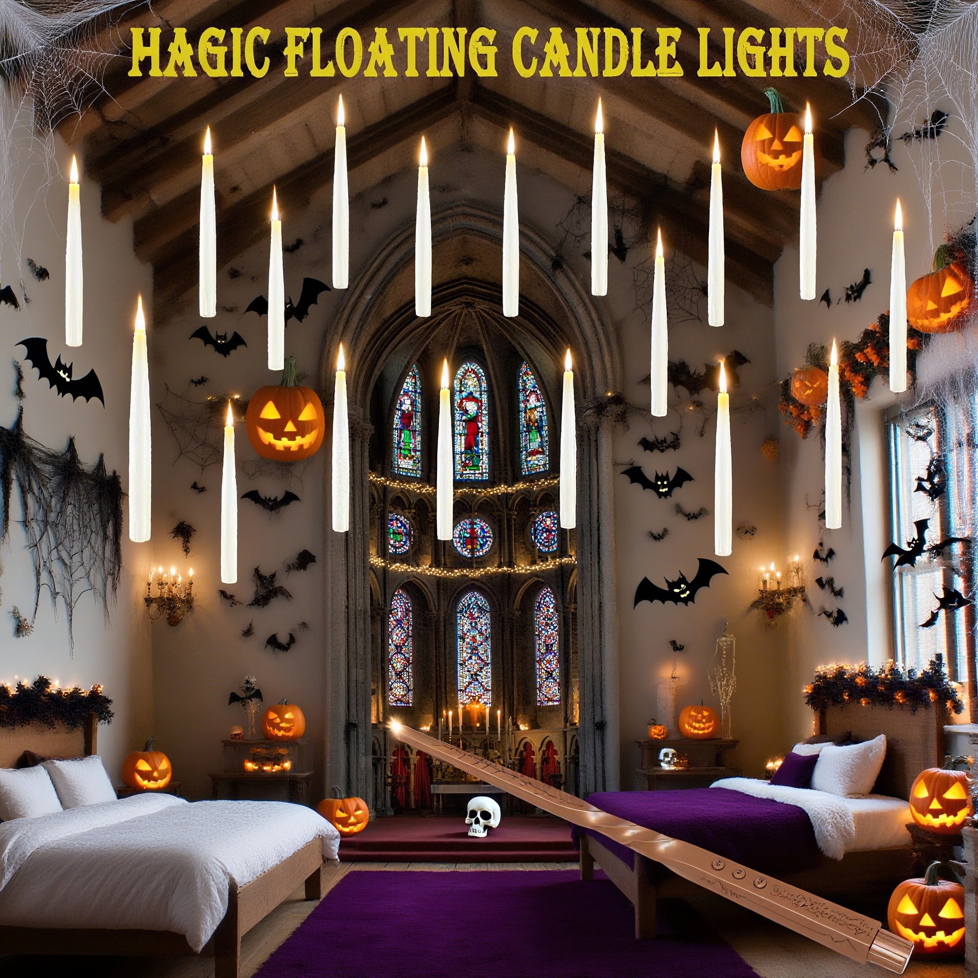 LED Floating Magic Wand Candle