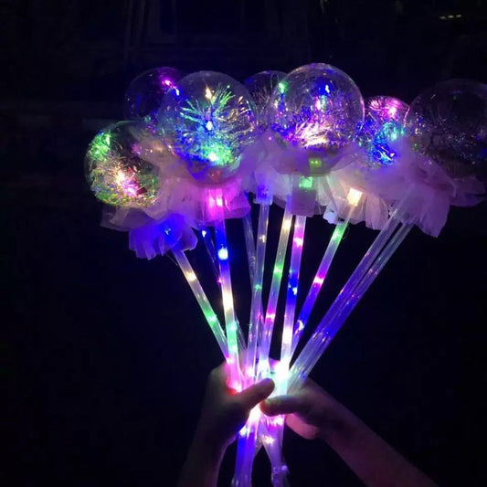 LED Glow Star Ball Fairy Magic Wand for Kids