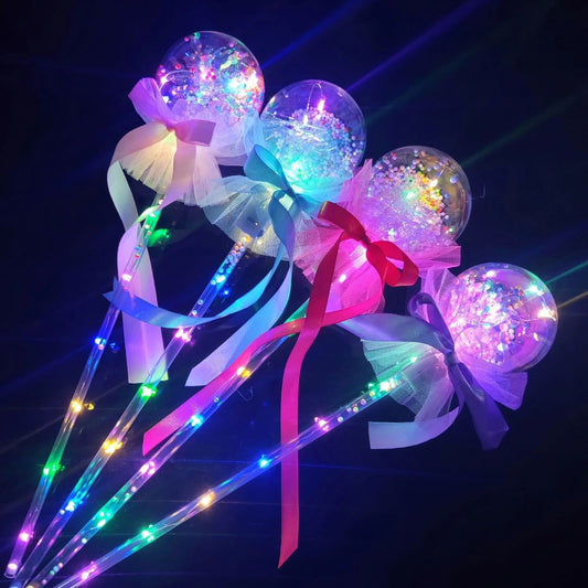 LED Glow Star Ball Fairy Magic Wand for Kids