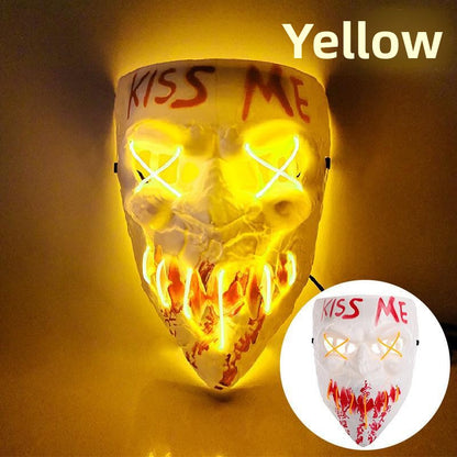LED Glowing Mask for Halloween Masquerade