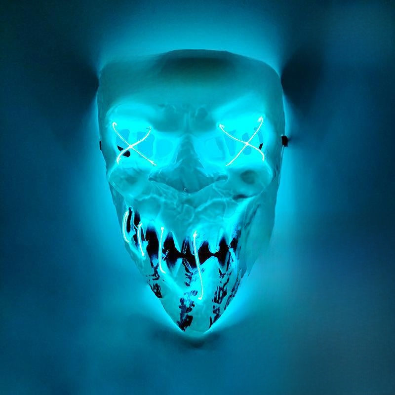 LED Glowing Mask for Halloween Masquerade