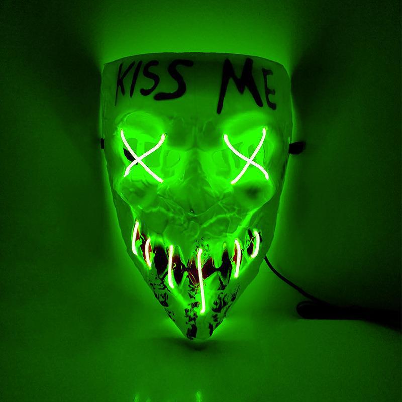 LED Glowing Mask for Halloween Masquerade