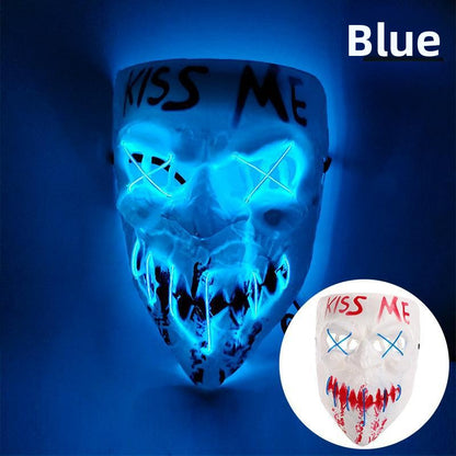 LED Glowing Mask for Halloween Masquerade