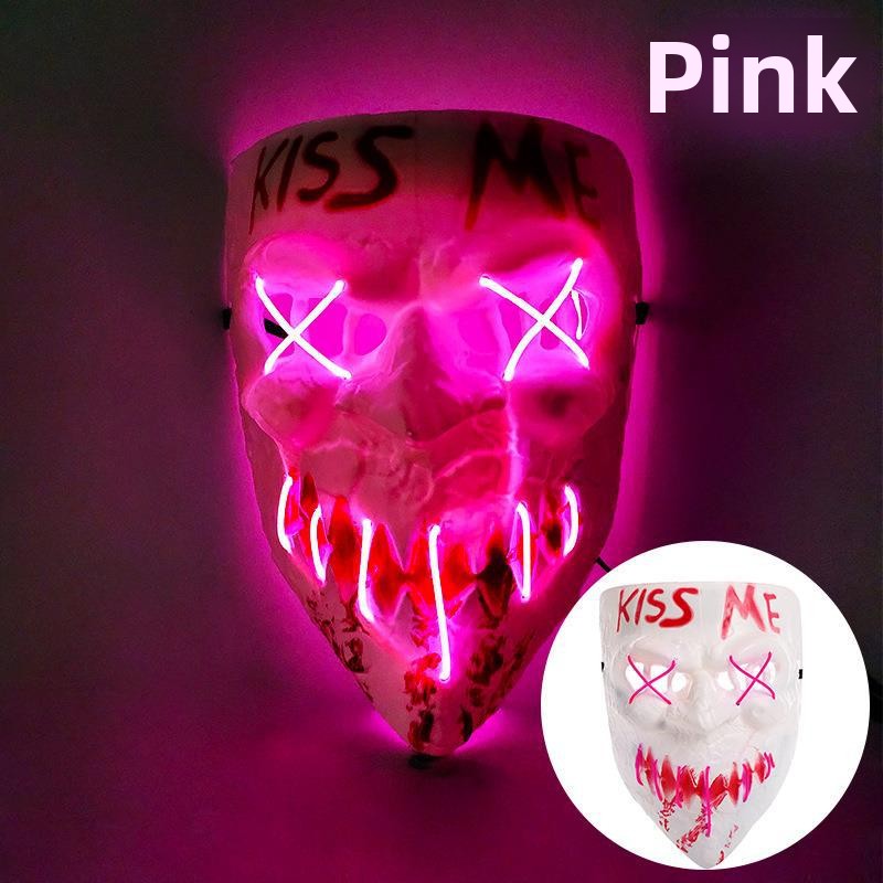 LED Glowing Mask for Halloween Masquerade