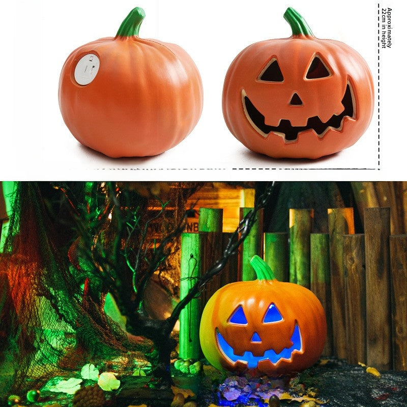 LED Halloween Pumpkin Lantern with Multiple Designs