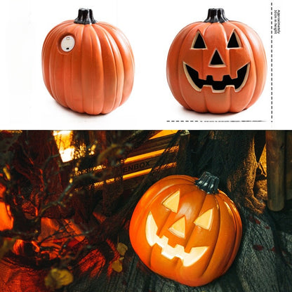 LED Halloween Pumpkin Lantern with Multiple Designs