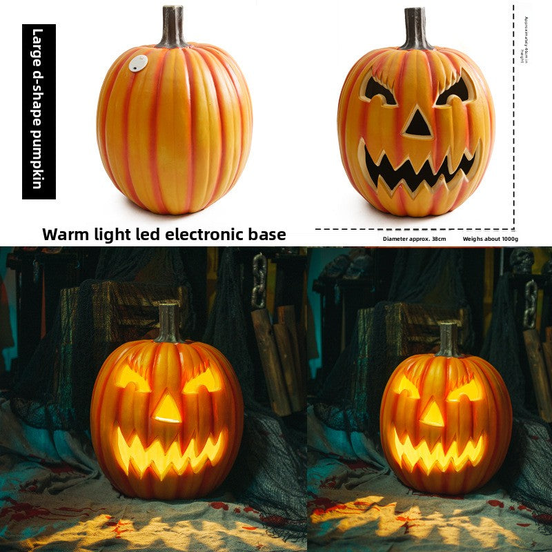 LED Halloween Pumpkin Lantern with Multiple Designs