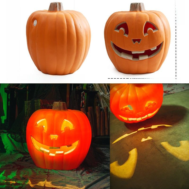 LED Halloween Pumpkin Lantern with Multiple Designs