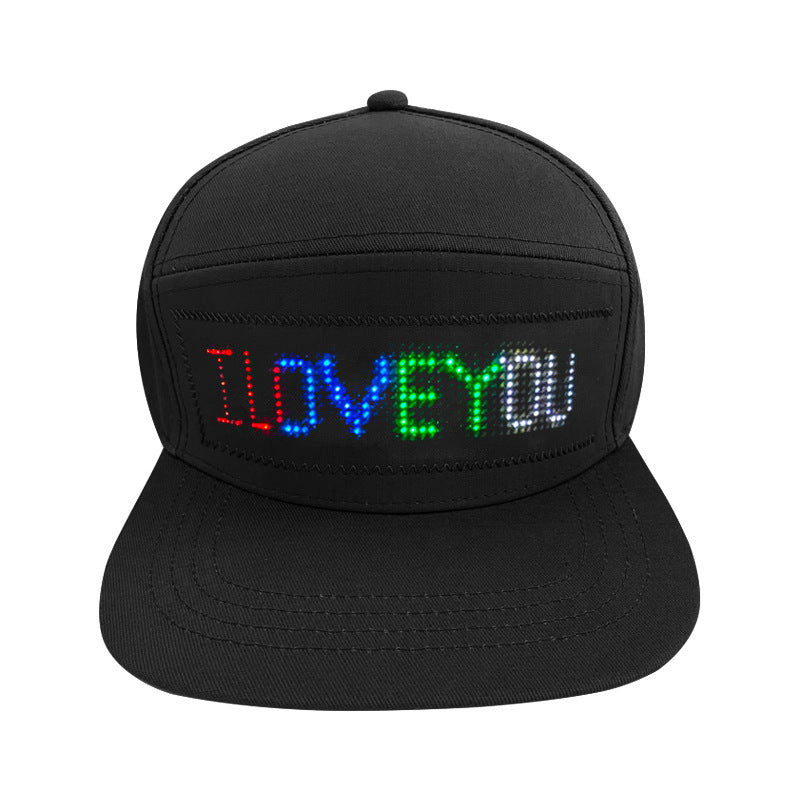 Led hat luminous advertising hat display screen