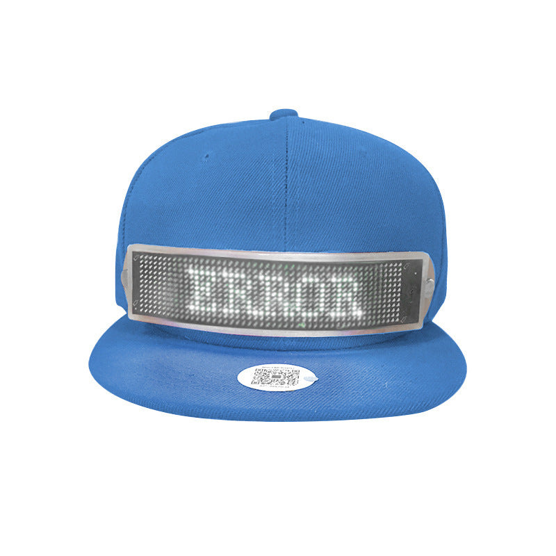 Led hat luminous advertising hat display screen