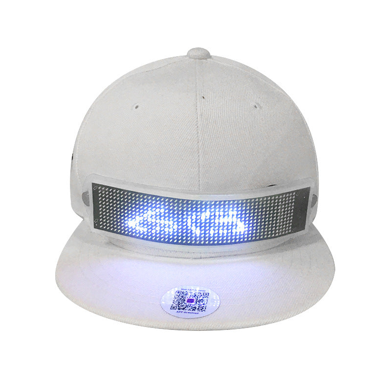 Led hat luminous advertising hat display screen