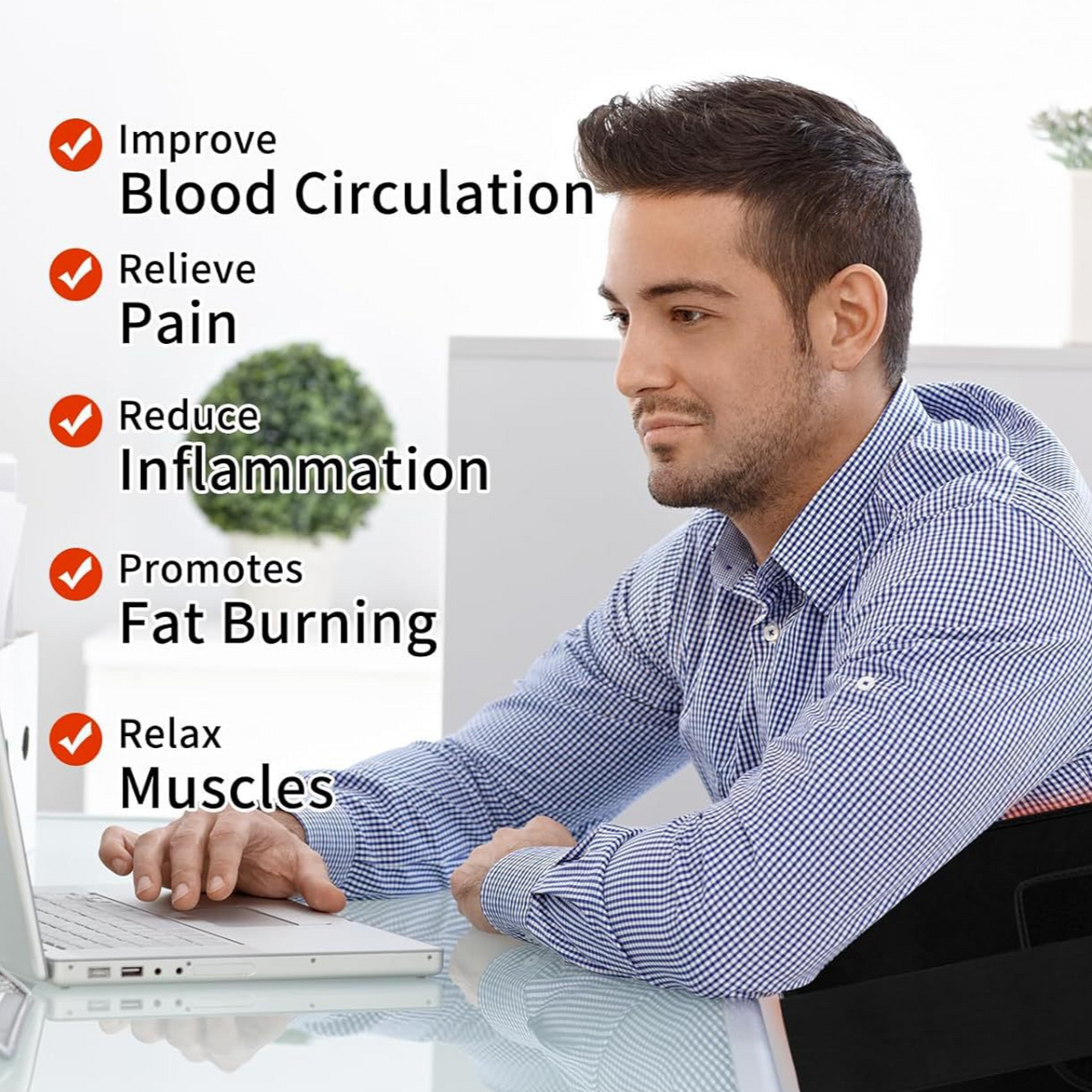 LED Heating Physiotherapy Belt