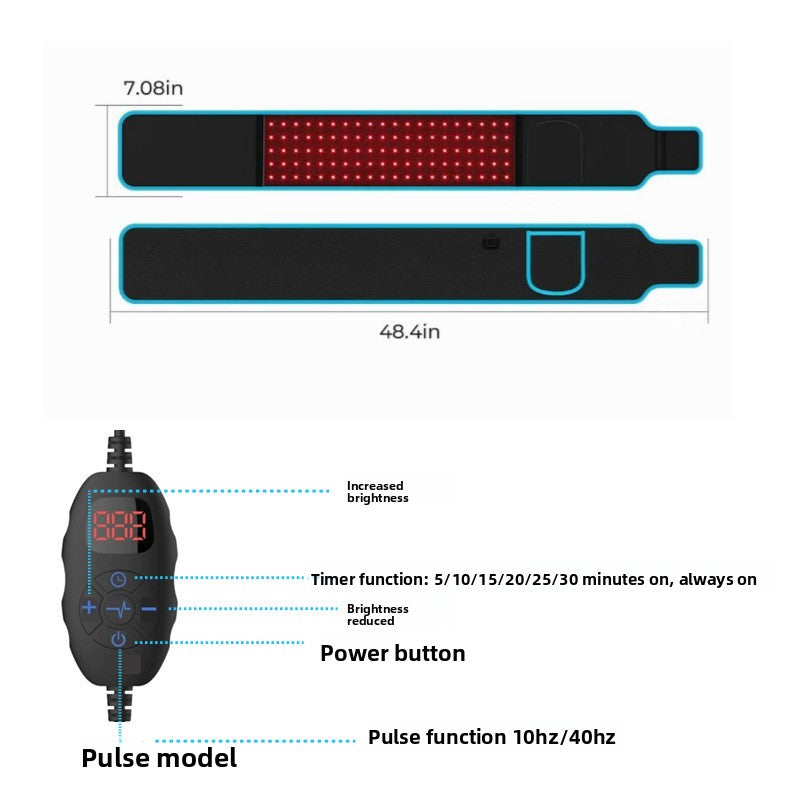 LED Heating Physiotherapy Belt