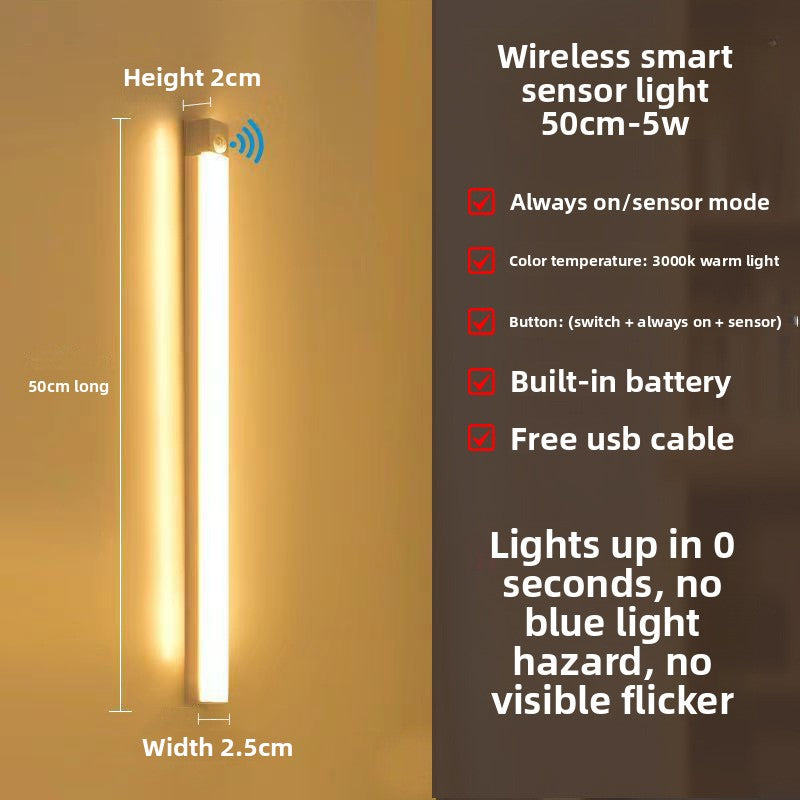 LED human body sensor light