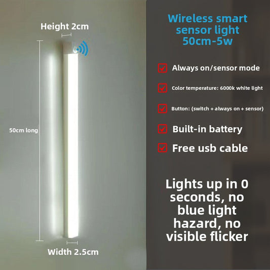 LED human body sensor light