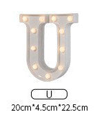 LED Illuminated Alphabet Number Lights