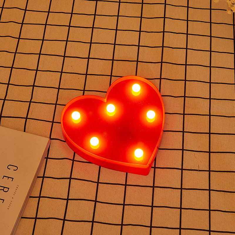 LED Illuminated Alphabet Number Lights