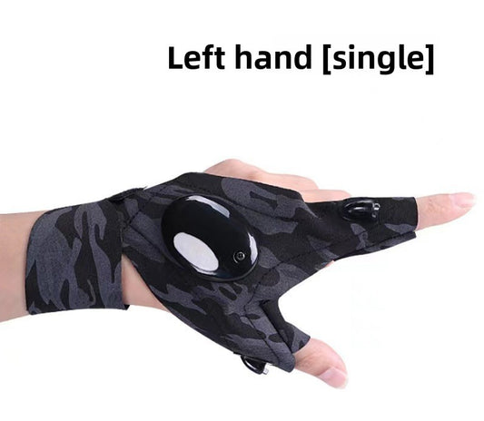 LED Illuminated Fishing Gloves
