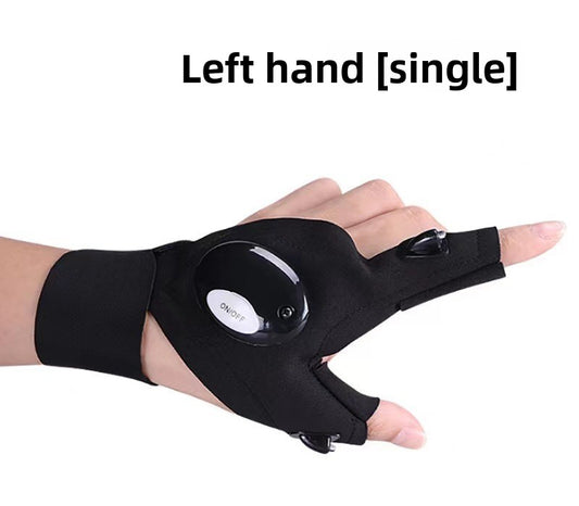LED Illuminated Fishing Gloves