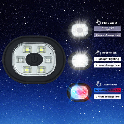 Led-illuminated knitted cap
