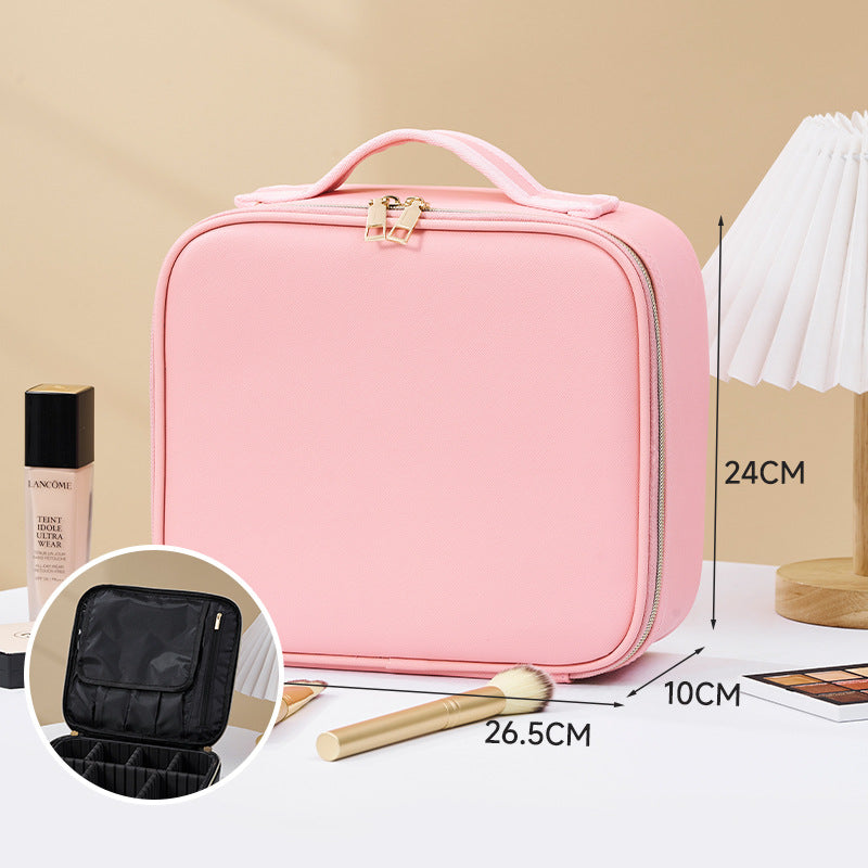 LED Illuminated Makeup Case with Mirror