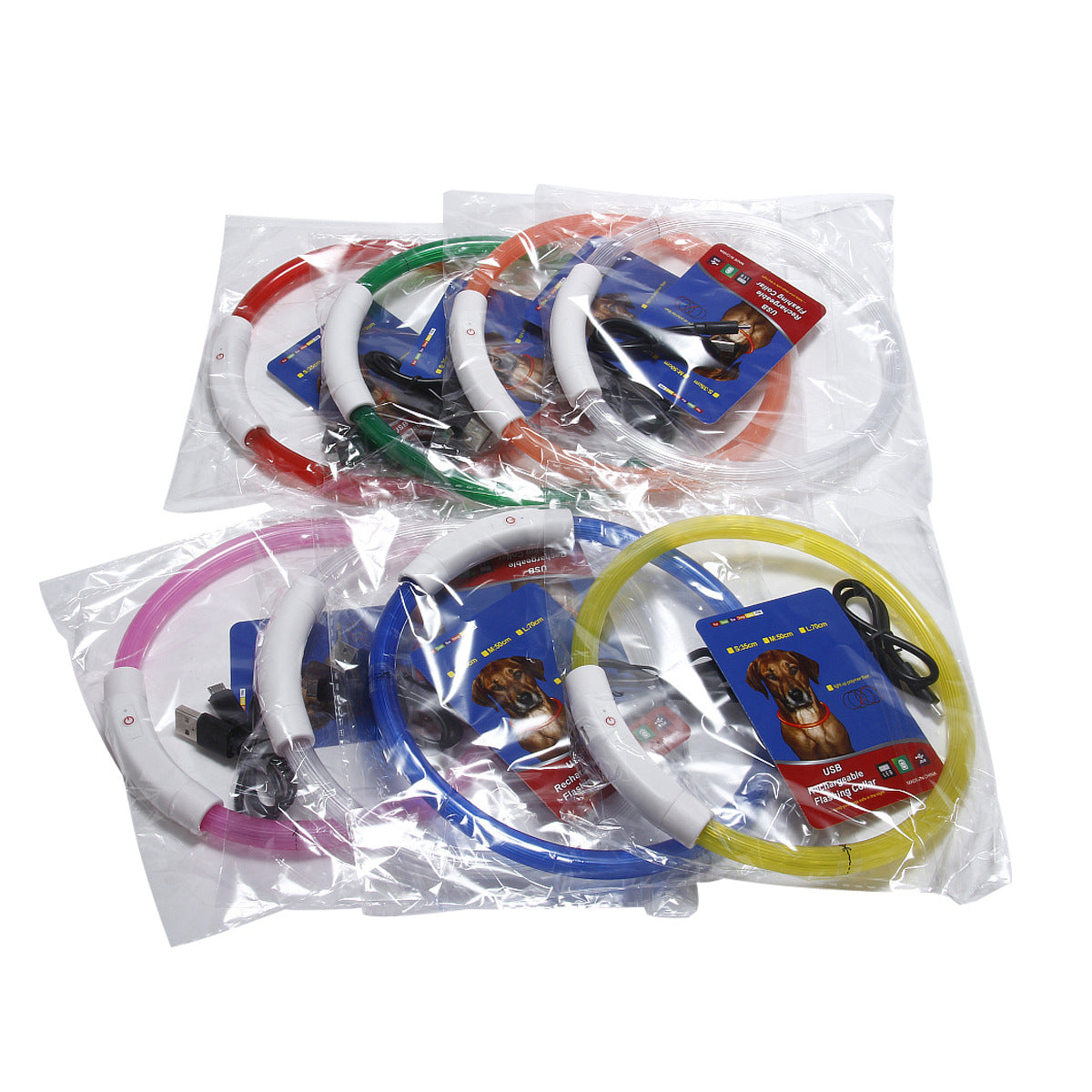 LED illuminated pet collar
