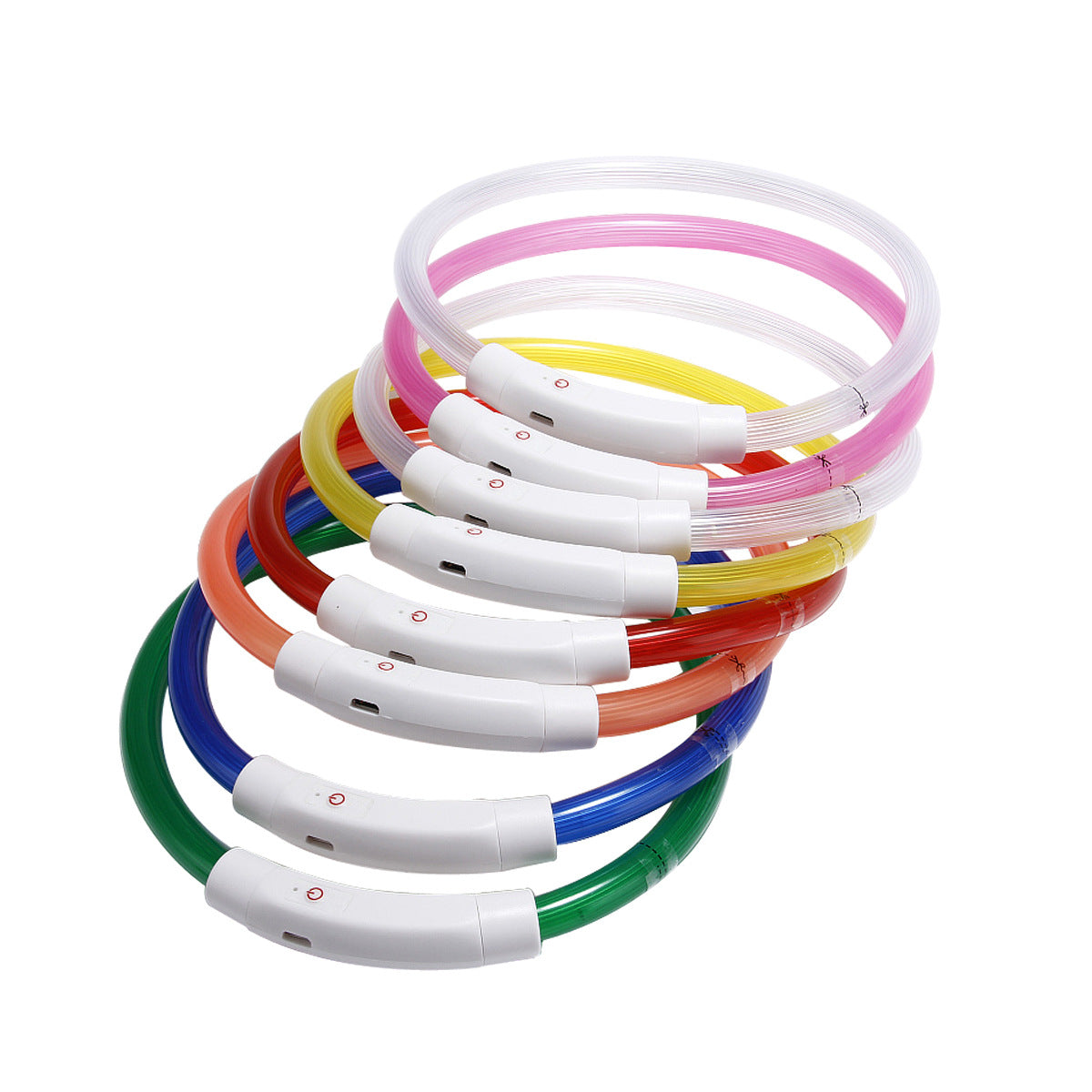 LED illuminated pet collar