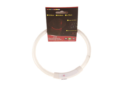 LED illuminated pet collar