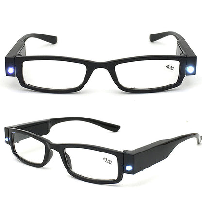 led illuminated reading glasses