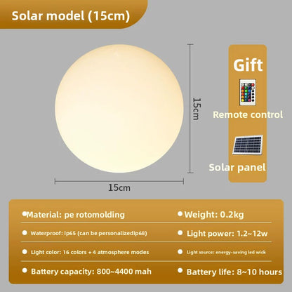 LED Illuminated Sphere Decorative Light