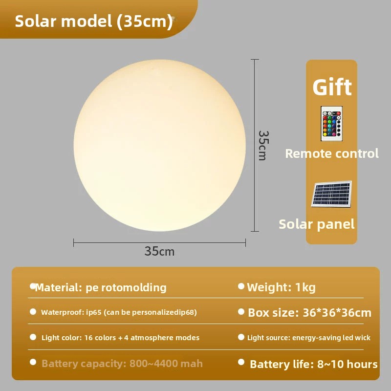LED Illuminated Sphere Decorative Light