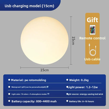 LED Illuminated Sphere Decorative Light