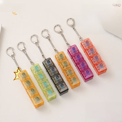 LED Illuminated Squeeze Stress Relief Keyboard Toy