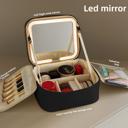 LED Illuminated Travel Cosmetic Bag