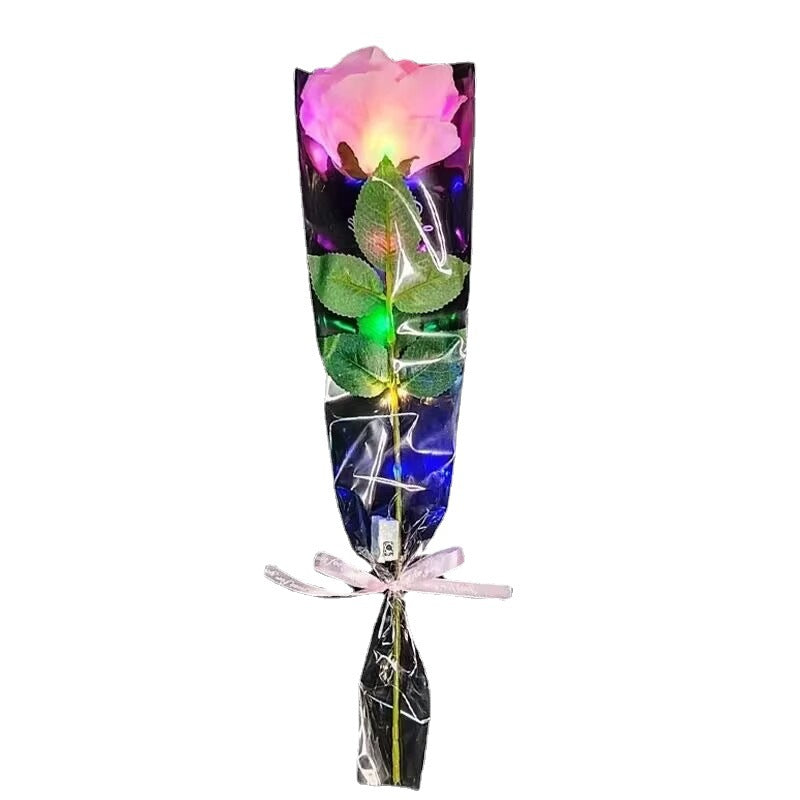 LED Illumination Artificial Rose Flowers