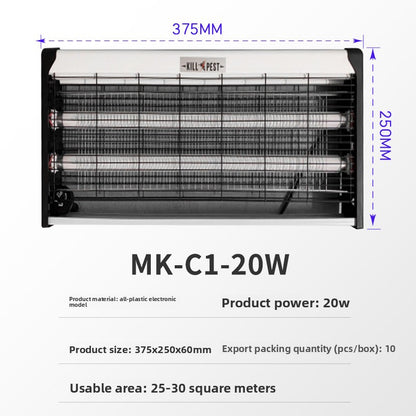 LED Insect Killer Lamp Wall Mounted Commercial Use