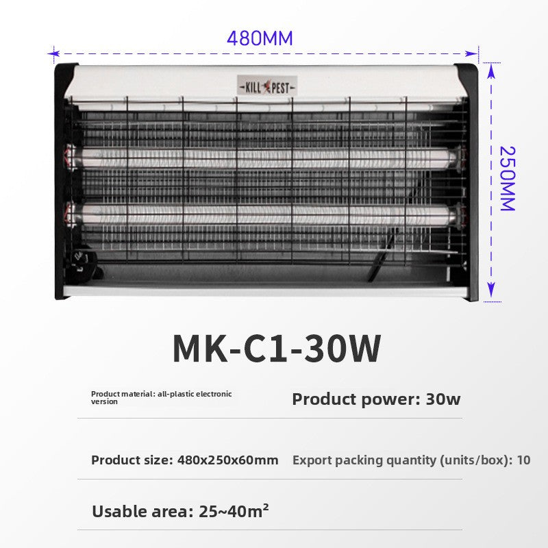 LED Insect Killer Lamp Wall Mounted Commercial Use