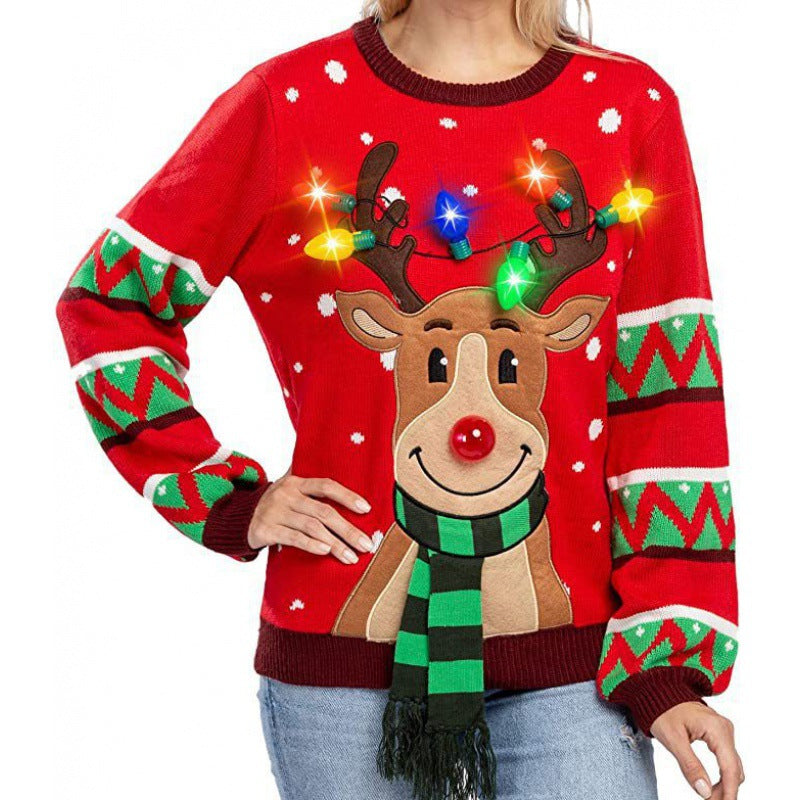LED knit sweater