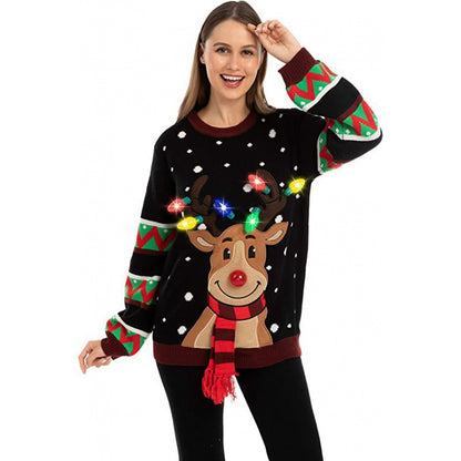 LED knit sweater