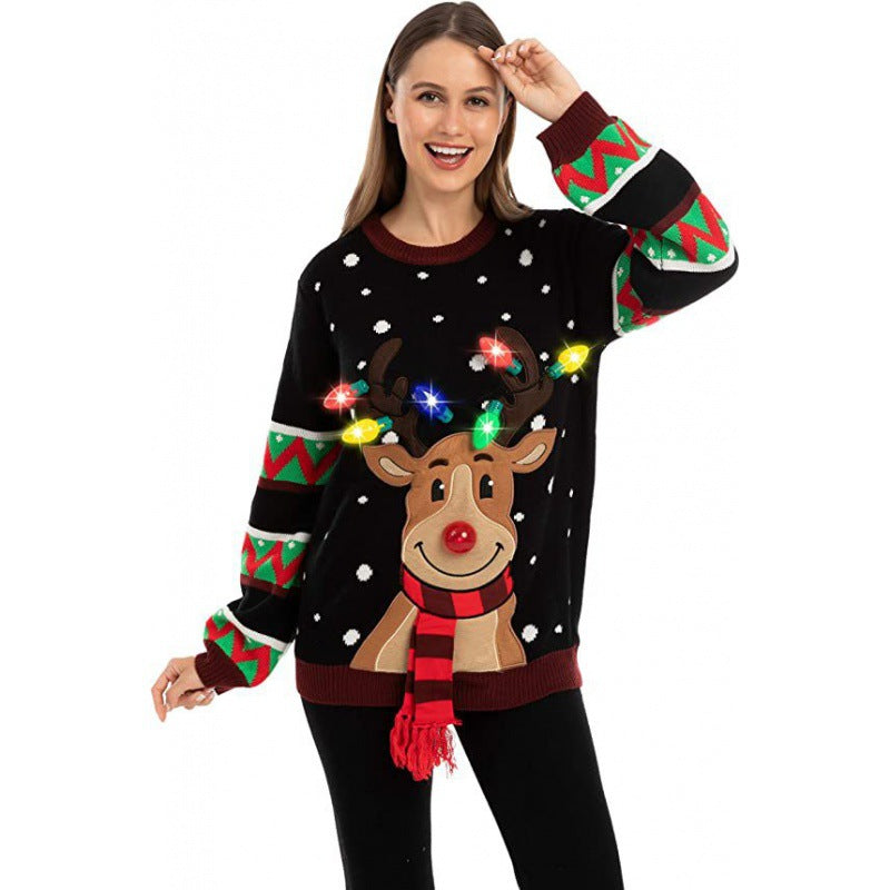 LED knit sweater