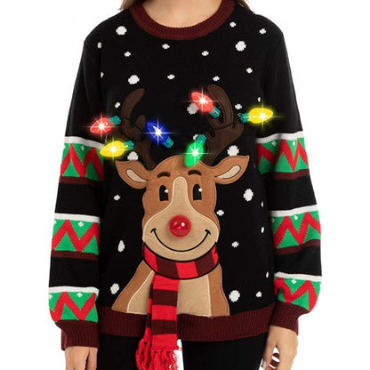 LED knit sweater
