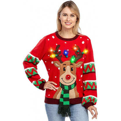 LED knit sweater