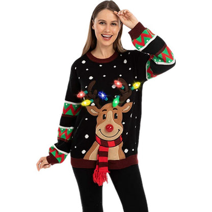 LED knit sweater