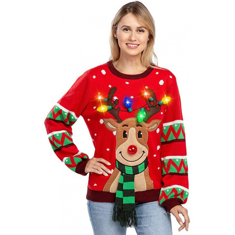 LED knit sweater
