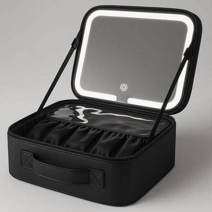 LED Large-Capacity Makeup Bag