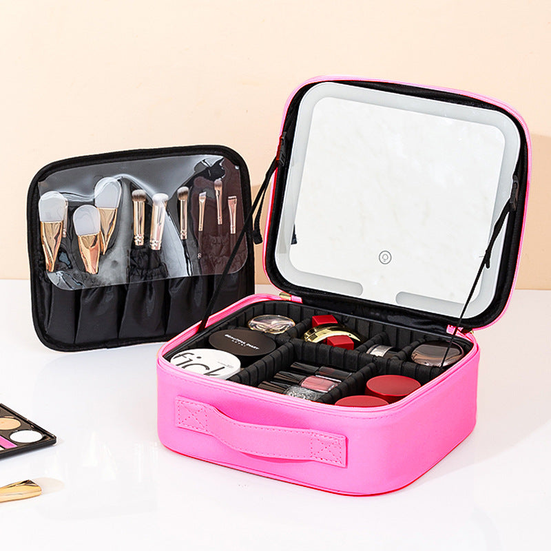 LED Large-Capacity Makeup Bag