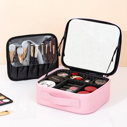 LED Large-Capacity Makeup Bag